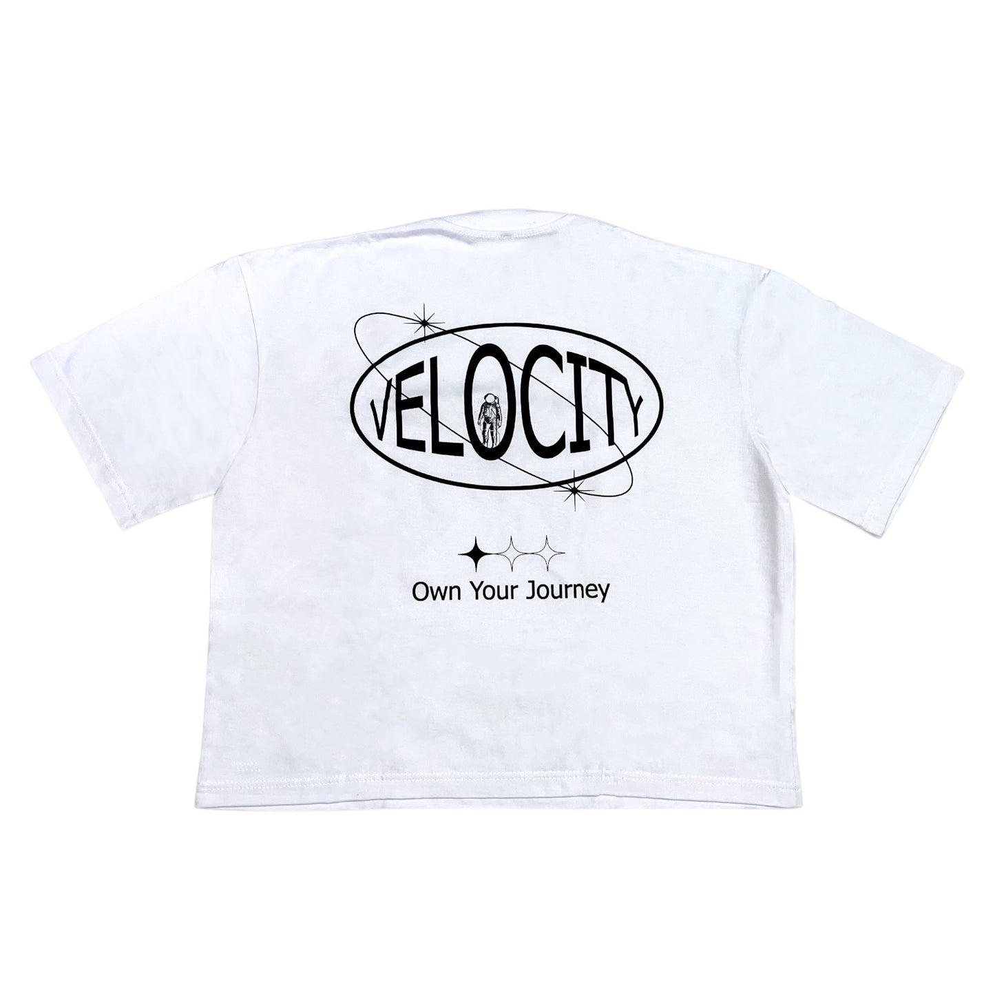 OWN YOUR JOURNEY - BOXY CROP SHIRT