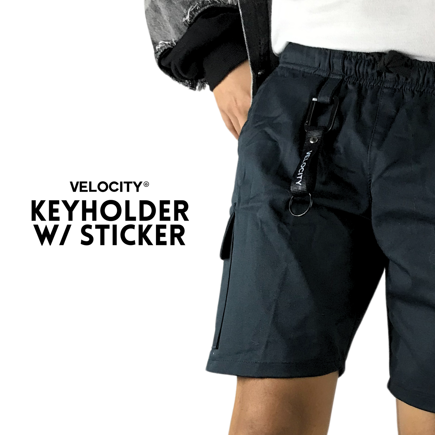 VELOCITY KEYHOLDER W/ STICKER