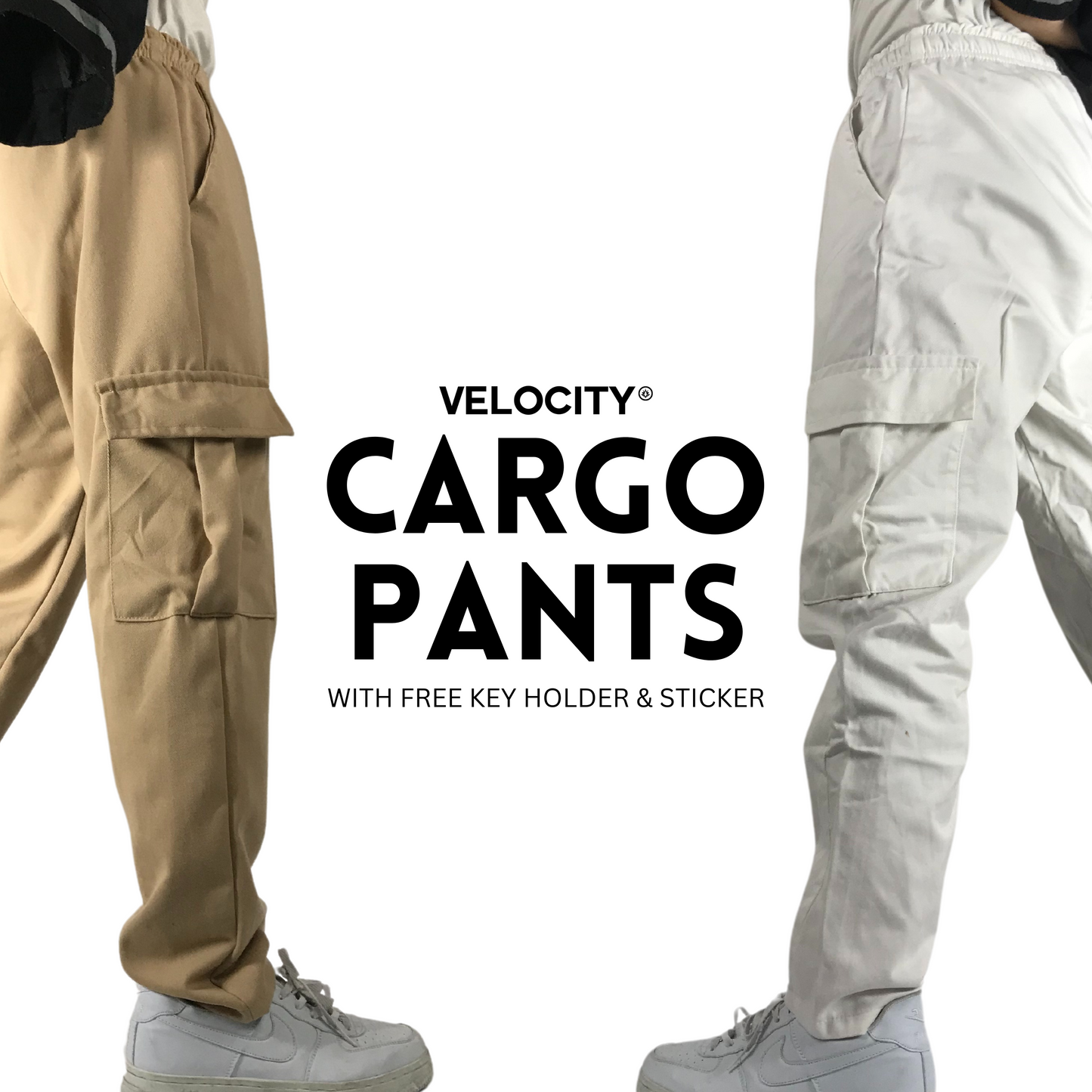 CARGO PANTS W/ KEYHOLDER