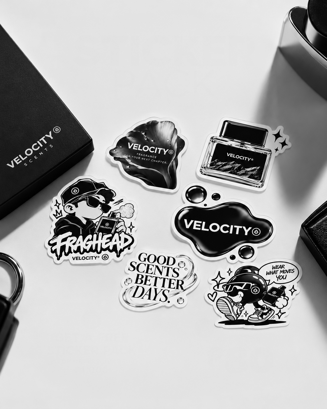 Velocity Scents Sticker Pack